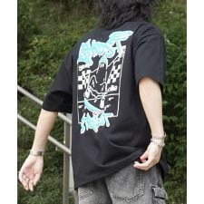 ILL’S ゴースト 発泡バックプリント ビッグシルエット半袖Tシャツ