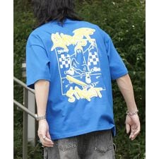 ILL’S ゴースト 発泡バックプリント ビッグシルエット半袖Tシャツ