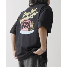 ILL’S 【DOMDOM ドムドムハンバーガー】 ビッグシルエット バックプリント半袖Tシャツ
