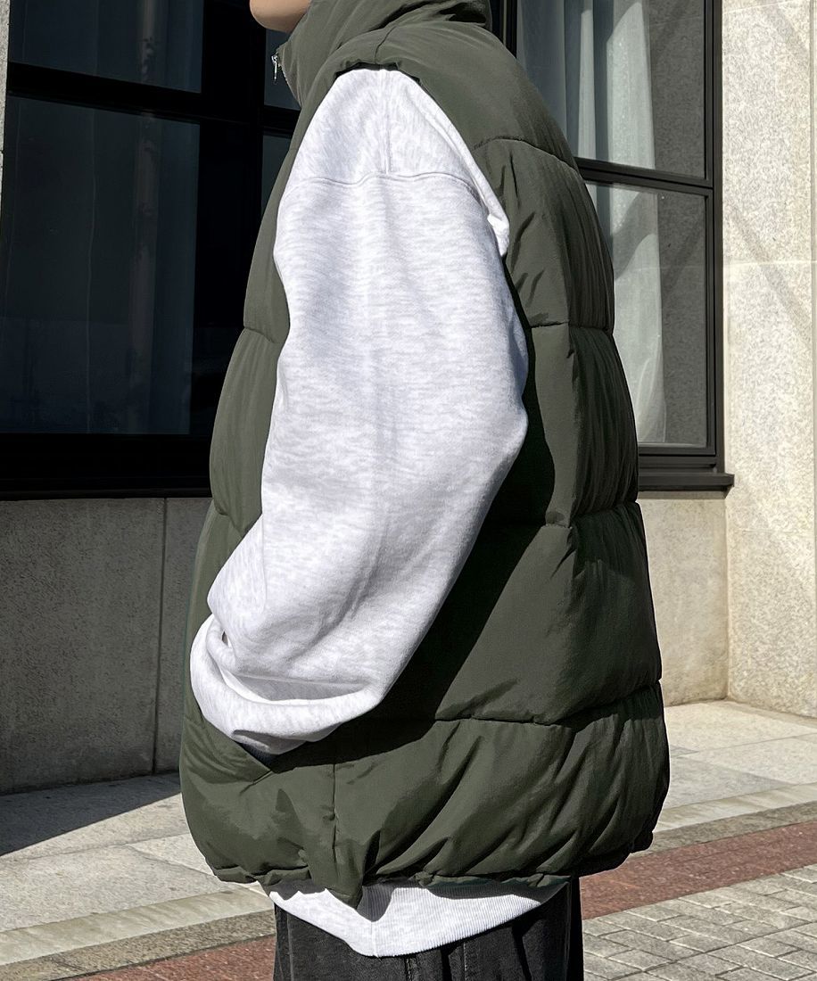 SHIPS any: 〈軽量・撥水・防風〉PERTEX(R) ハーフジップ ベスト