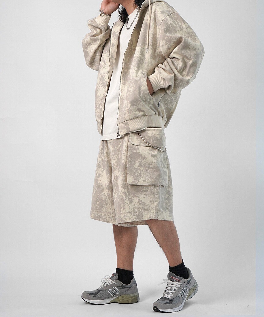 イルズ（ILLS）/ILL’S 【Labordi ラボード】ツリーカモ柄 デニムフーディー ミリタリーフードジャケット ILL'S 【Labordi ラボード】ツリーカモ柄 デニムフーディー ミリタリー