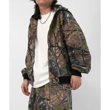 イルズ(ILLS)のILL'S 【Labordi ラボード】ツリーカモ柄 デニムフーディー ミリタリーフードジャケット