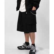 ILL'S 【Labordi ラボード】デニムフードカーゴショートパンツ