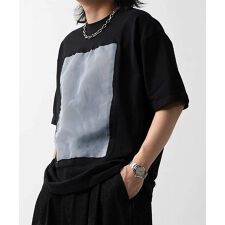 Confirm オーガンジー / カットオフ switching Tee 切替半袖Tシャツ