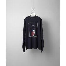 Confirm イラストバックプリント / ワンポイント刺繍ロゴ ビッグシルエットロンT