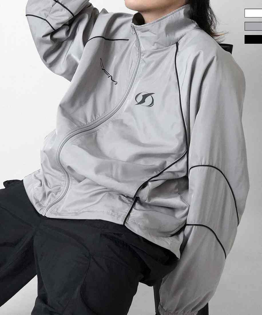 Confirm プリーツ リベット ショート ZIPブルゾン | コンファーム