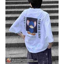 Confirm 【TOM&JERRY / トムとジェリー】ビッグシルエットバックプリントTシャツ