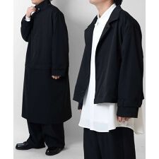 Confirm 4WAY ショートブルゾン ロングステンカラーコート チンストラップ着脱可能