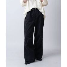 Confirm リベット付 デザインパラシュートパンツ ワイドストレートスノーパンツ