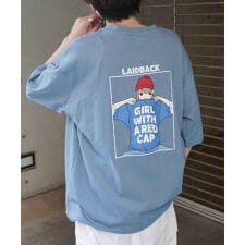 ILL'S 【RED CAP GIRL】バックプリント ビッグシルエット半袖Tシャツ