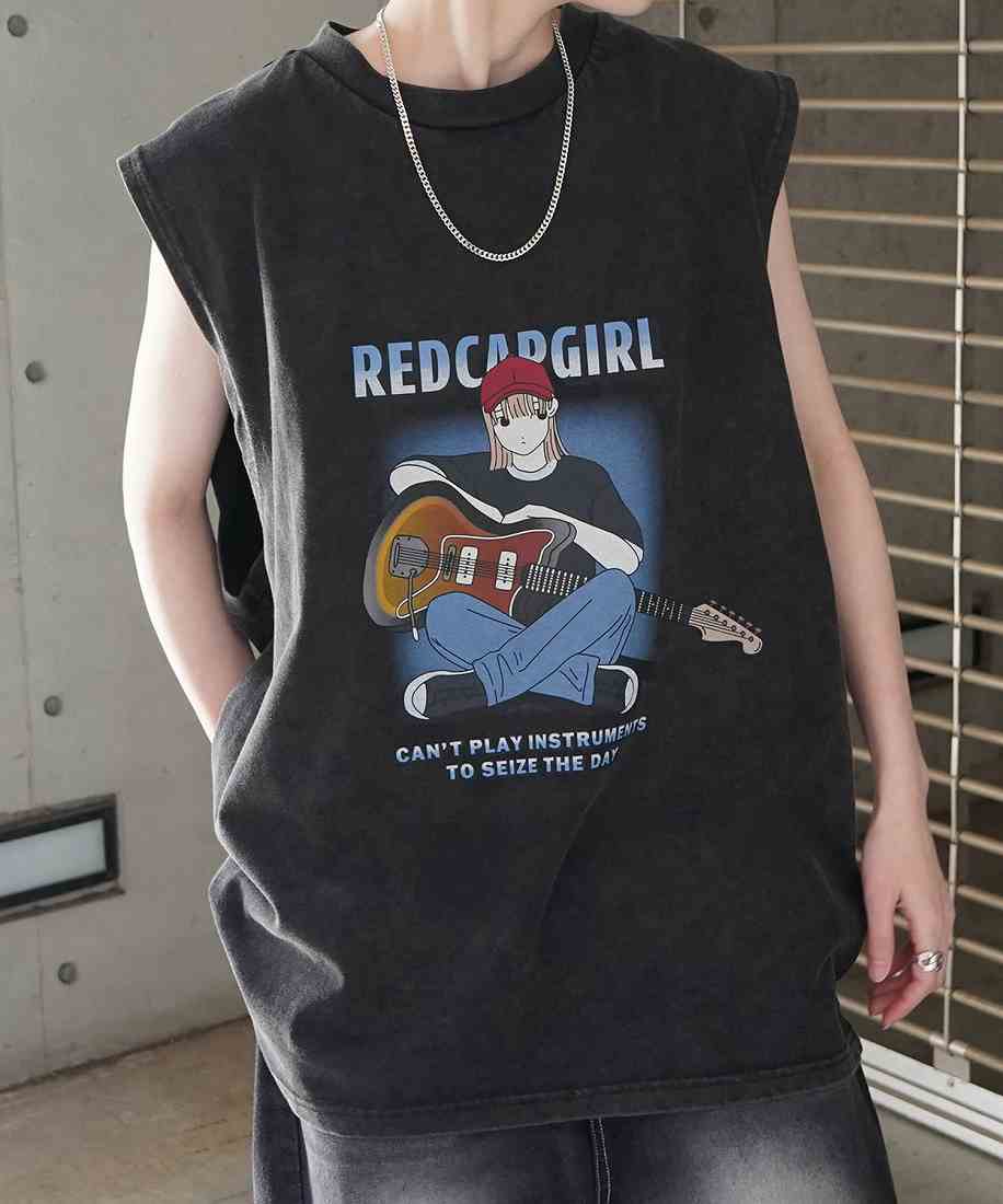ILL'S 【RED CAP GIRL】 ビッグシルエットノースリーブ カットソー