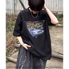 ILL'S 【retro movie】Back To The Future レトロ映画半袖Tシャツ