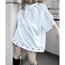 ILL'S 【MAROCORE SELECT】チェーン付きメタルロゴTシャツ