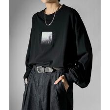 Confirm デザインアソート ビッグシルエット ボックス刺繍 / プリントロゴロンT カットソー