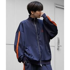 ILL’S【96thes】韓国ストリート ビッグシルエット サイドラインジャージ トラックジャケット