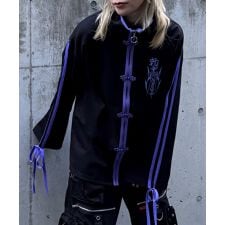 ILL'S（イルズ）チャイナ釦ZIPトレーナー