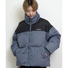 KAPPA カッパ ビッグシルエット スタンドカラー ファイバーダウンジャケット