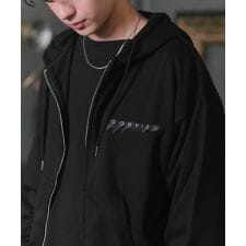 Confirm "Confirm"刺繍フルジップパーカー