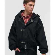 ILL'S ファイヤーマンクラスプデニムフーディー