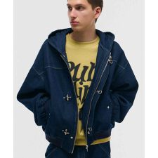 ILL'S ファイヤーマンクラスプデニムフーディー