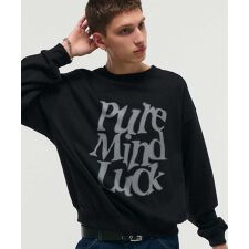 ILL'S グラフィックプルオーバースウェットシャツ