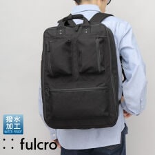 撥水 18ポケット バックパック バーティカル ビジネスリュック A4サイズ・15インチPC収納対応