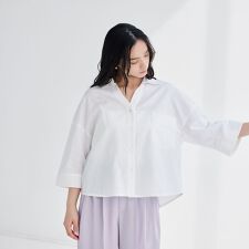 ビアンカ(BIANCA)の【デイリーユース】コットンリネンスキッパーシャツ