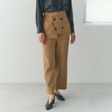 【BAILA12月号掲載】【大人の万能3WAY】ラップビスチェ付きパンツ