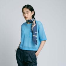 【着映えが叶う】シアーツイード ニットプルオーバー