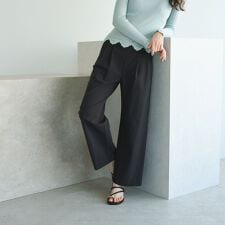 【接触冷感・UV対策】【セットアップ】コンフォタブルジャージーパンツ