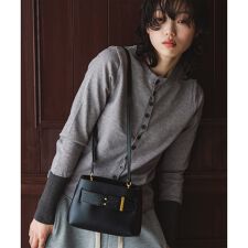 【LA MARGE】【本革】2WAY フロントベルト レザー ショルダーバッグ