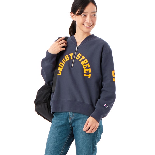 Champion × JS 別注 ハーフジップ スウェット XL JOURNAL STANDARD｜《予約》別注【CHAMPION/チャンピオン】for