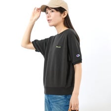 SHORT SLEEVE SWEATSHIRT