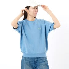 SHORT SLEEVE SWEATSHIRT