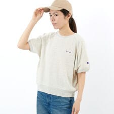 SHORT SLEEVE SWEATSHIRT