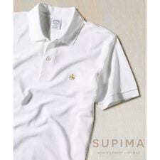 GF　スーピマコットン　ストレッチピケ　ポロシャツ　Slim Fit