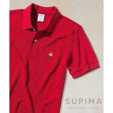 GF　スーピマコットン　ストレッチピケ　ポロシャツ　Slim Fit