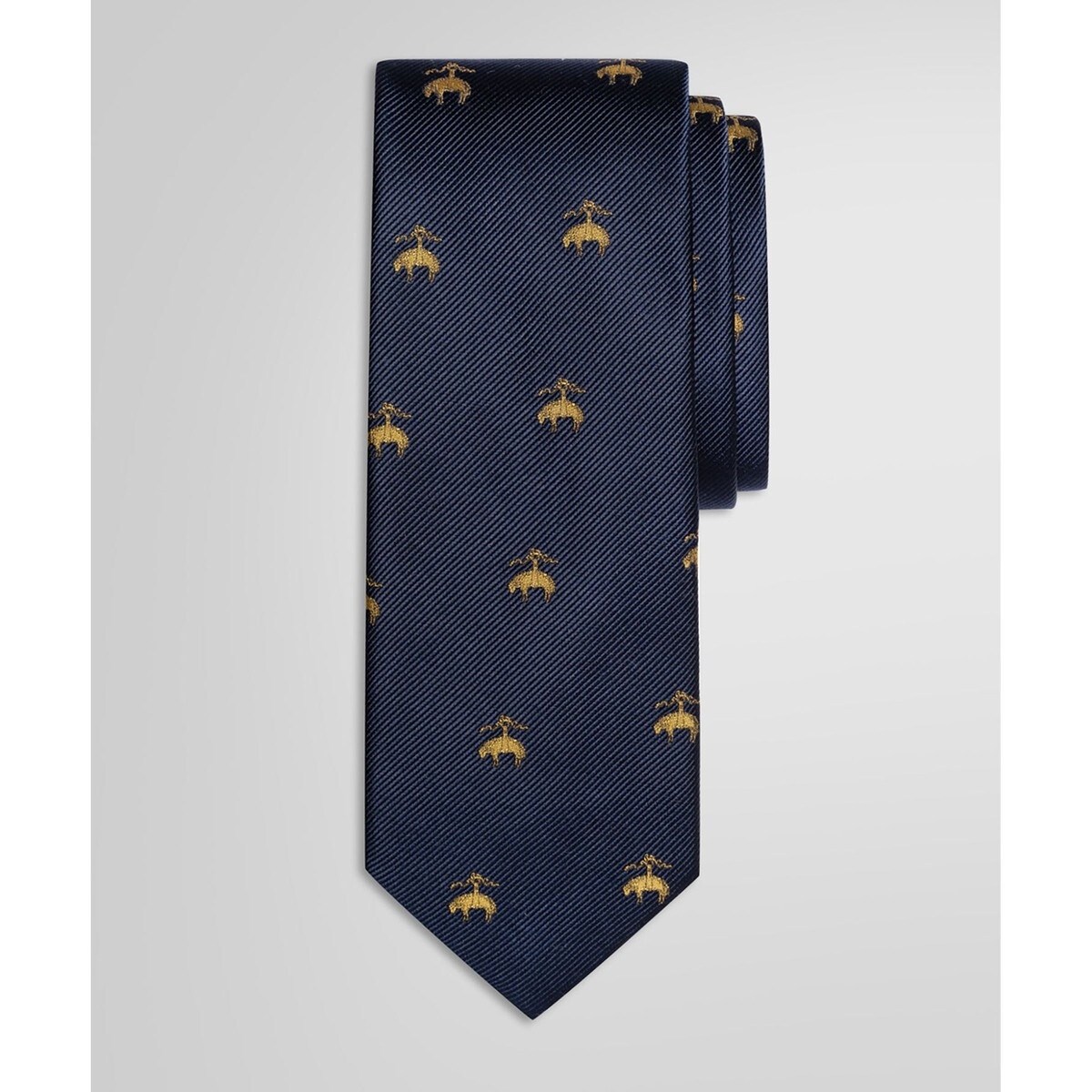 【美品】Brooks Brothers／ソリッド／レップタイ／ネイビー NEW】BROOKS BROTHERS U.S. Navy プレミア コレクション