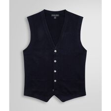 メリノウール Vネックウエストコート セレモニー