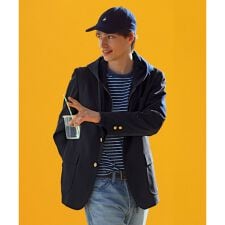 ◇オンラインストア限定◇コンバットウール 段返り3釦ブレザー 