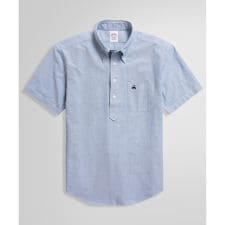 ブルックスブラザーズ(Brooks Brothers)のコットン オックスフォード ショートスリーブ プルオーバーシャツ