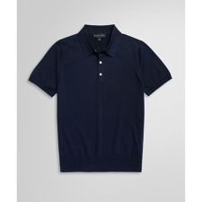 スーピマコットン ショートスリーブ ポロセーター