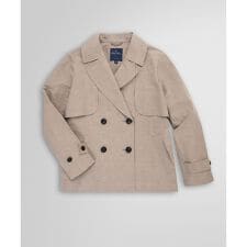 ブルックスブラザーズ(Brooks Brothers)のリネン/コットン スプリットスリーブ ショートトレンチコート