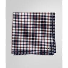 ブルックスブラザーズ(Brooks Brothers)のコットン GFロゴ チェック ハンカチ