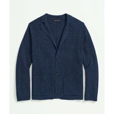 ブルックスブラザーズ(Brooks Brothers)のリネン/コットン ニットジャケット