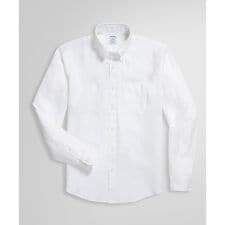 ブルックスブラザーズ(Brooks Brothers)のアイリッシュリネン ソリッド カジュアルシャツ Regular Fit