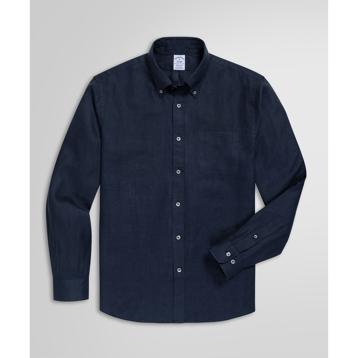 ストレッチコットン シアサッカー ソリッド カジュアルシャツ Regular