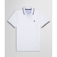 GF スーピマコットン ストレッチピケ ティップド ポロシャツ Slim Fit