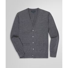 メリノウール Vネックカーディガン セレモニー