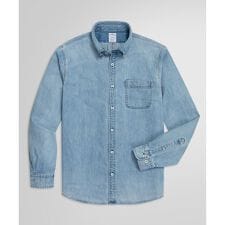 コットン デニム カジュアルシャツ Regular Fit